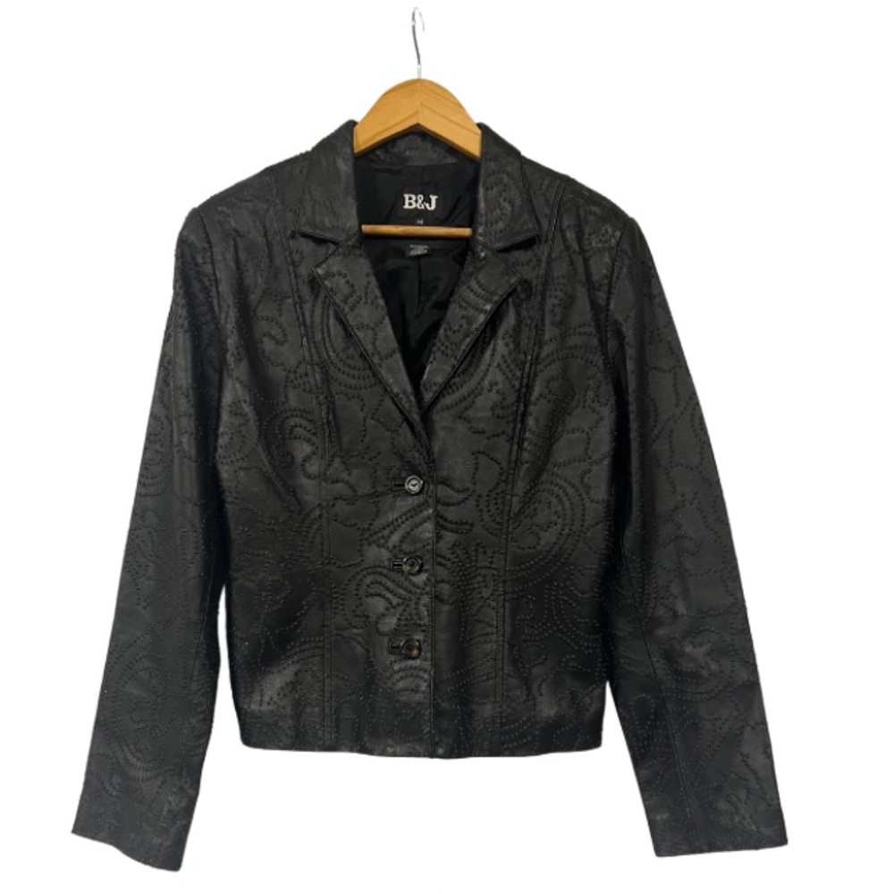 B&J Black Leather Jacket